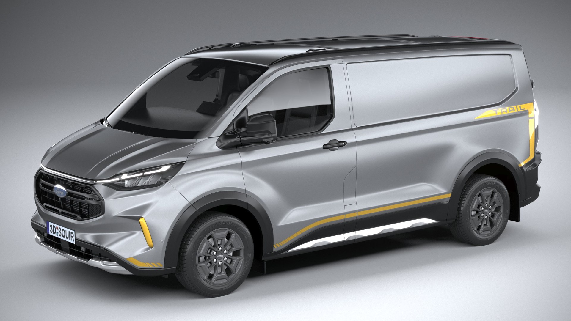 Ford Transit Custom Trail 2024 3D Model TurboSquid 2179022
