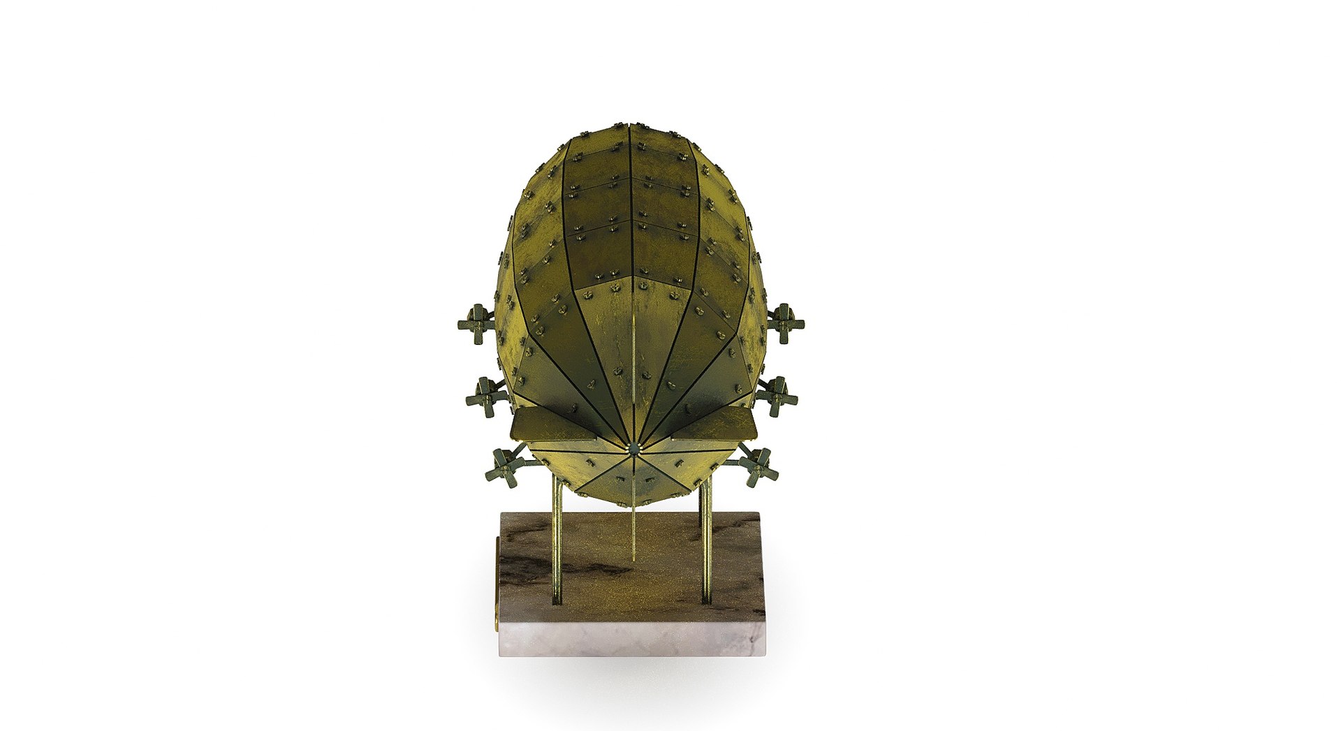 3D Airship Graf Zeppelin handmade model - TurboSquid 2074812