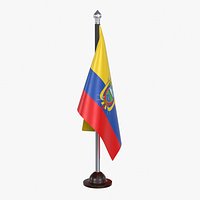 Ecuador Flag Stand