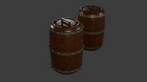 barrel-tun-game asset