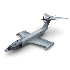 3d model orlenok ekranoplan