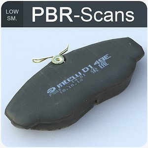 brake pads 3D model