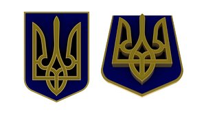 3D Ukraine State Emblem model