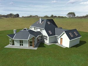 3ds detached house
