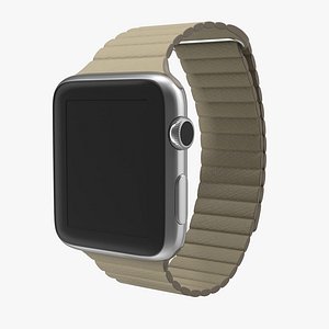 Apple Watch 42mm Stone Leather Magnetic Closure
