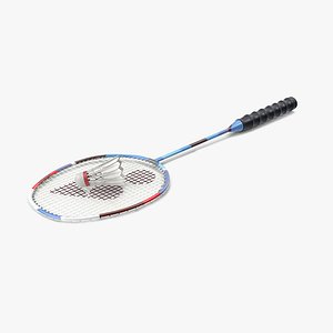 Badminton Racket And Shuttlecock