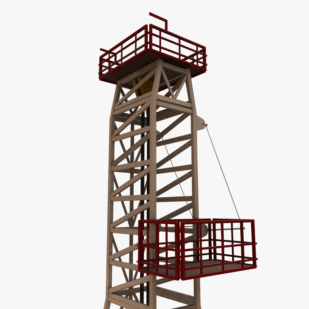 Drilling Rig 3D Model - TurboSquid 1463525