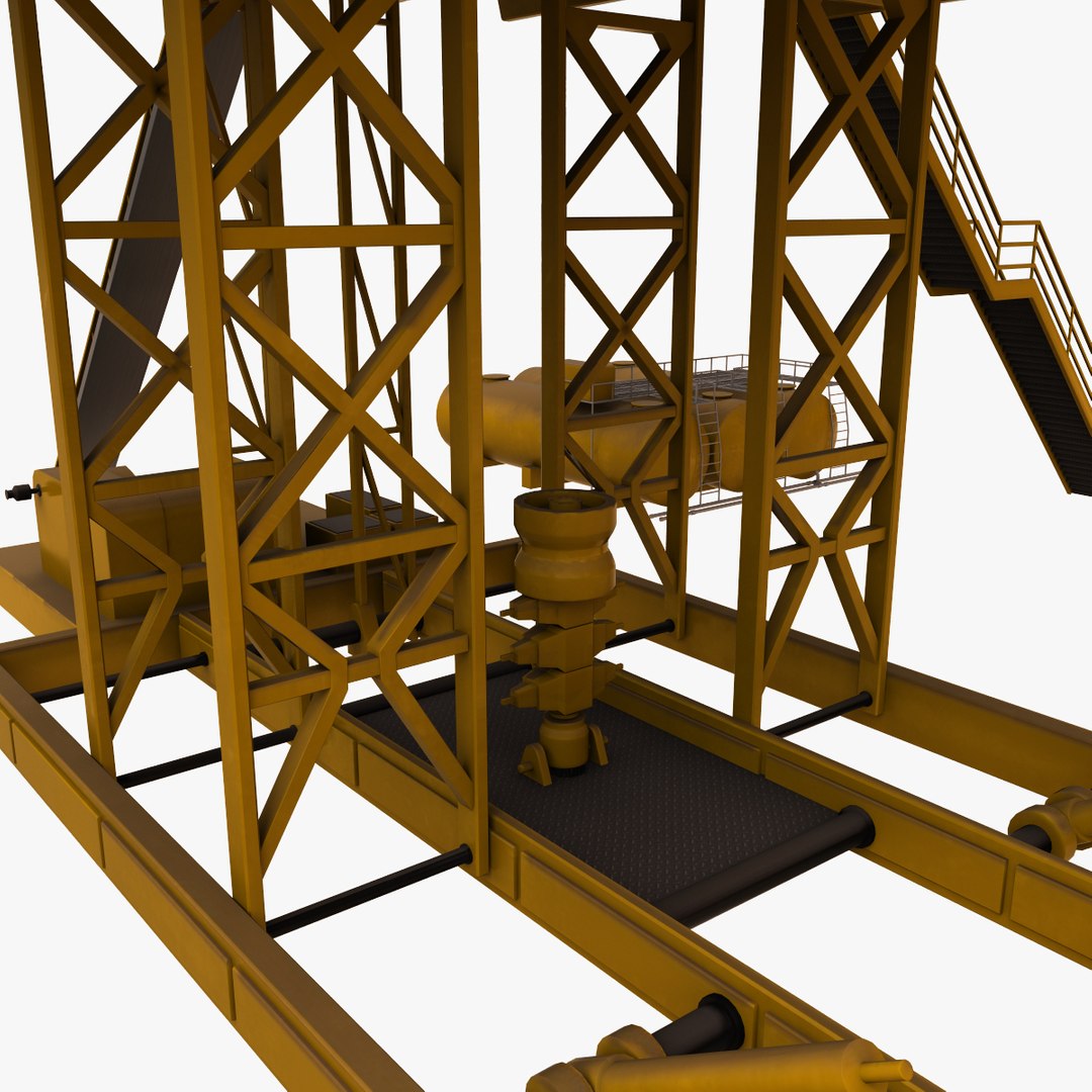 Drilling Rig 3D Model - TurboSquid 1463525