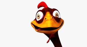 Cartoon Chicken Rigged