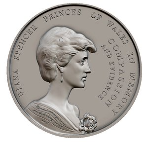 Lady  DIANA SPENCER  Princess 3D