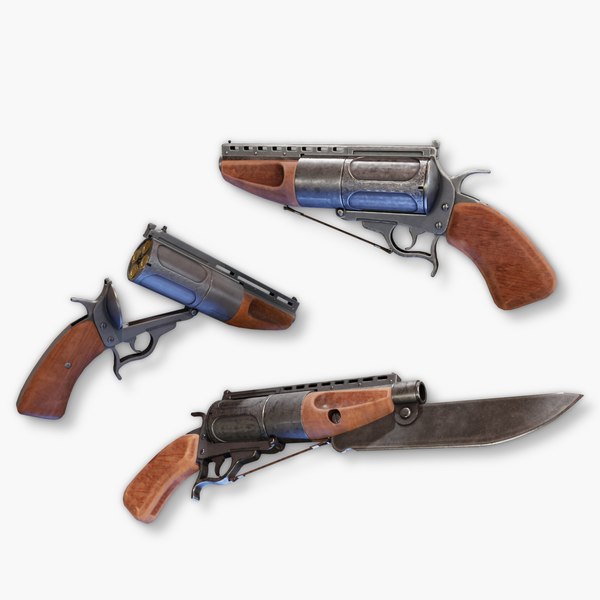 グールリボルバー3Dモデル - TurboSquid 2240329