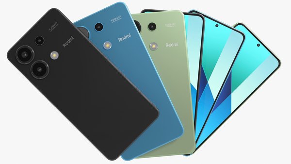 modelo 3d Xiaomi Redmi Note 13 4G Todos los Colores - TurboSquid 2186479