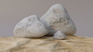 Rocks and Sand 3D model