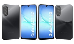 3D Samsung Galaxy A17 4G And Samsung Galaxy A17 5G All Colors