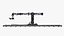 3D technodolly camera crane model