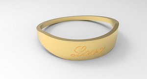 Love Ring Female Gold