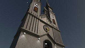 3d model catholic church