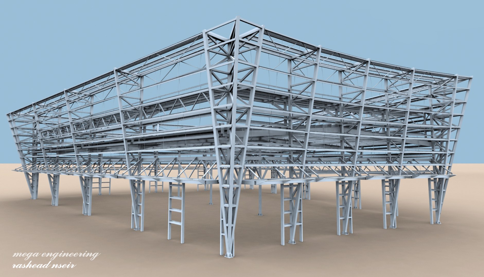 3d Steel Modelled