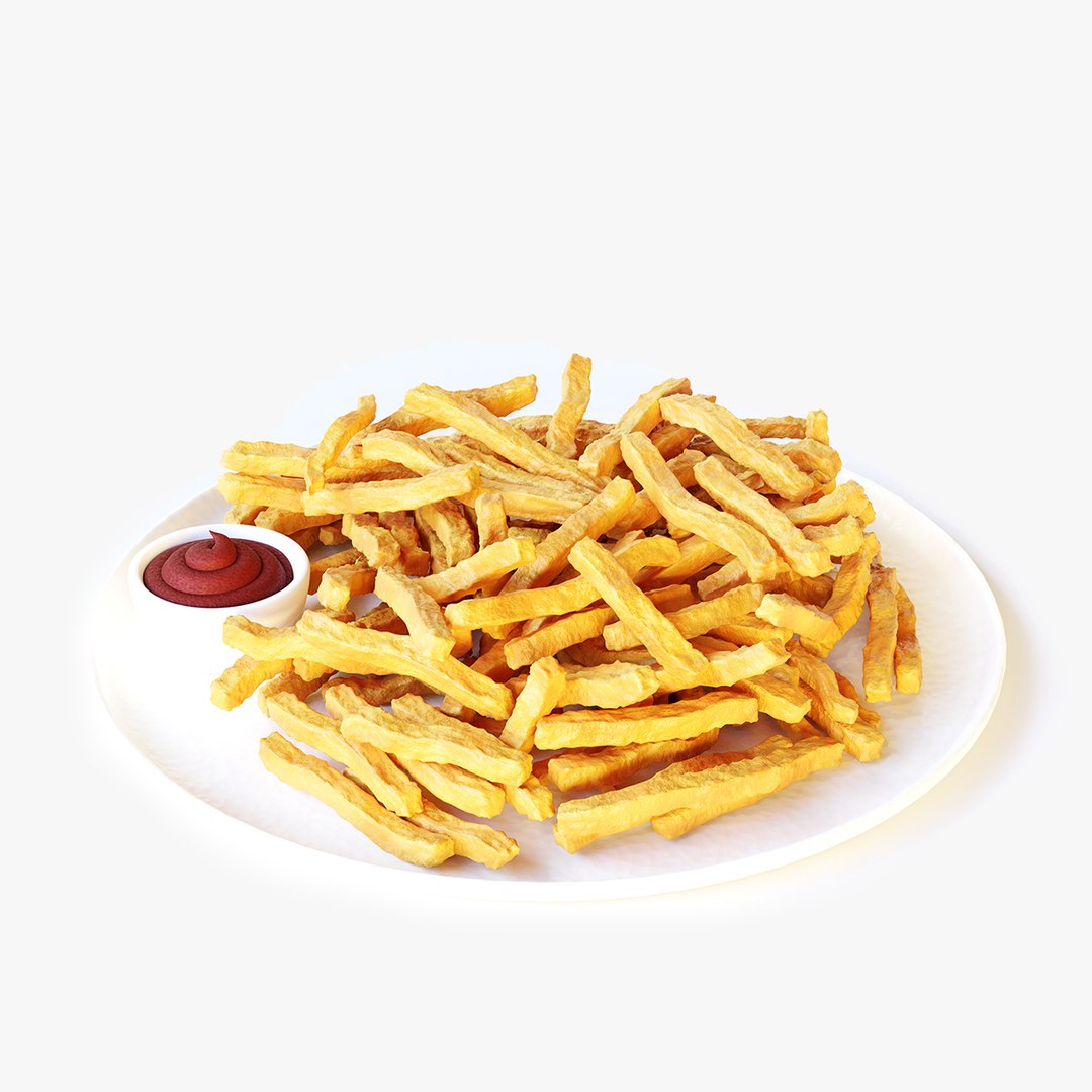 French Fries 3D model - TurboSquid 2054951