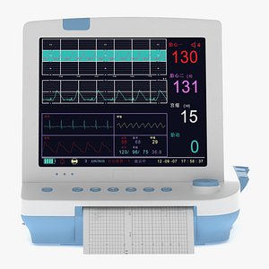 Medical Maternal Monitor 3D model