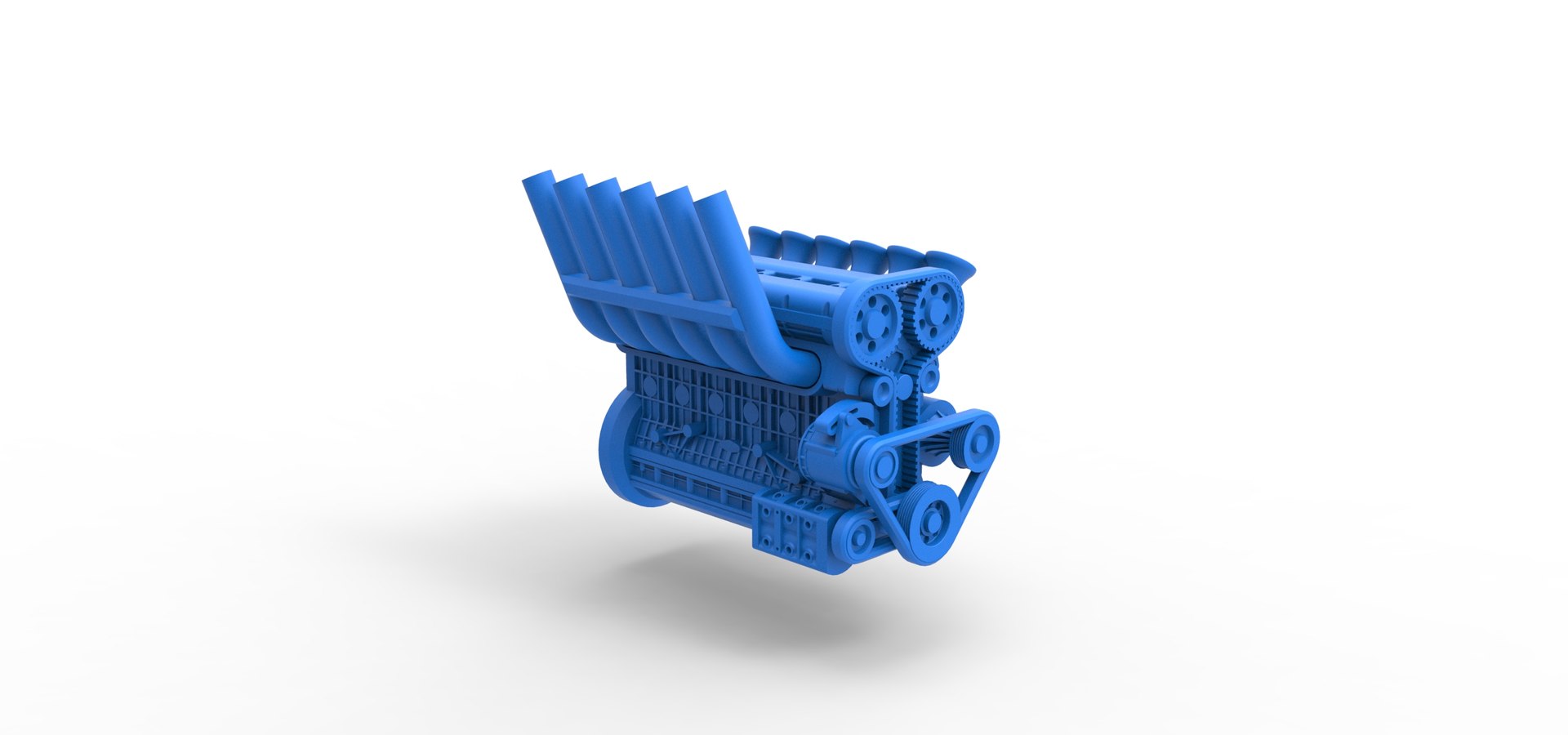 Diecast Straight-six Engine Scale 1 To 25 3D Model - TurboSquid 2036859