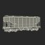 railroad industrial cars 3d max