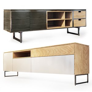 sideboard moniz darwin xooon 3D model