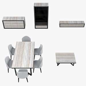 3D model furniture set
