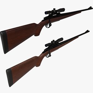 3D Realistic Hunter Gun