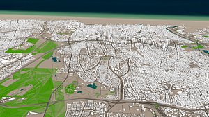 Tel Aviv City Israel model
