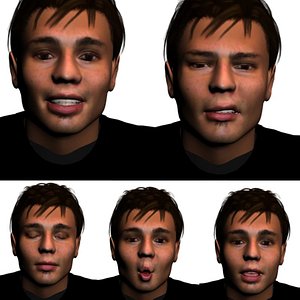 3d model character human male