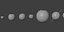 Stylized Solar System 3D Model