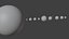 Stylized Solar System 3D Model