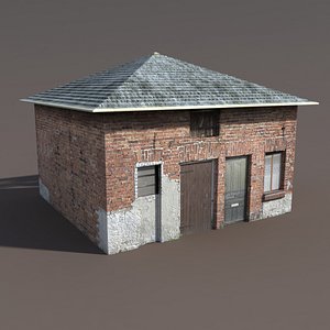 3d building modelled model