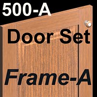 500A-SET-Frame-A-Wood Kitchen Cabinet doors