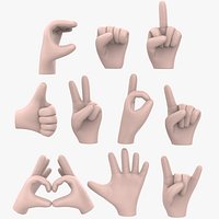 Cartoon Hand Gestures