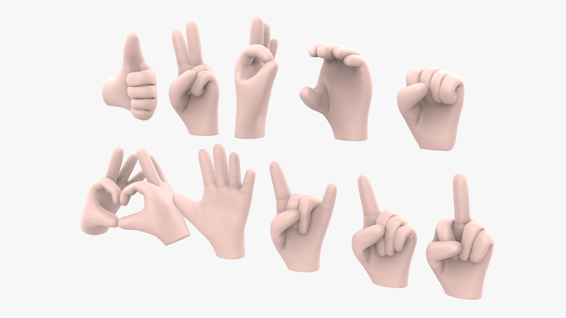 3D Cartoon Hand Gestures https://p.turbosquid.com/ts-thumb/Uh/tAk3Ss/pD/untitled.11589/png/1743370028/1920x1080/fit_q87/f205c3f26fcf1aeda444d3c01129fe2ba5441365/untitled.11589.jpg