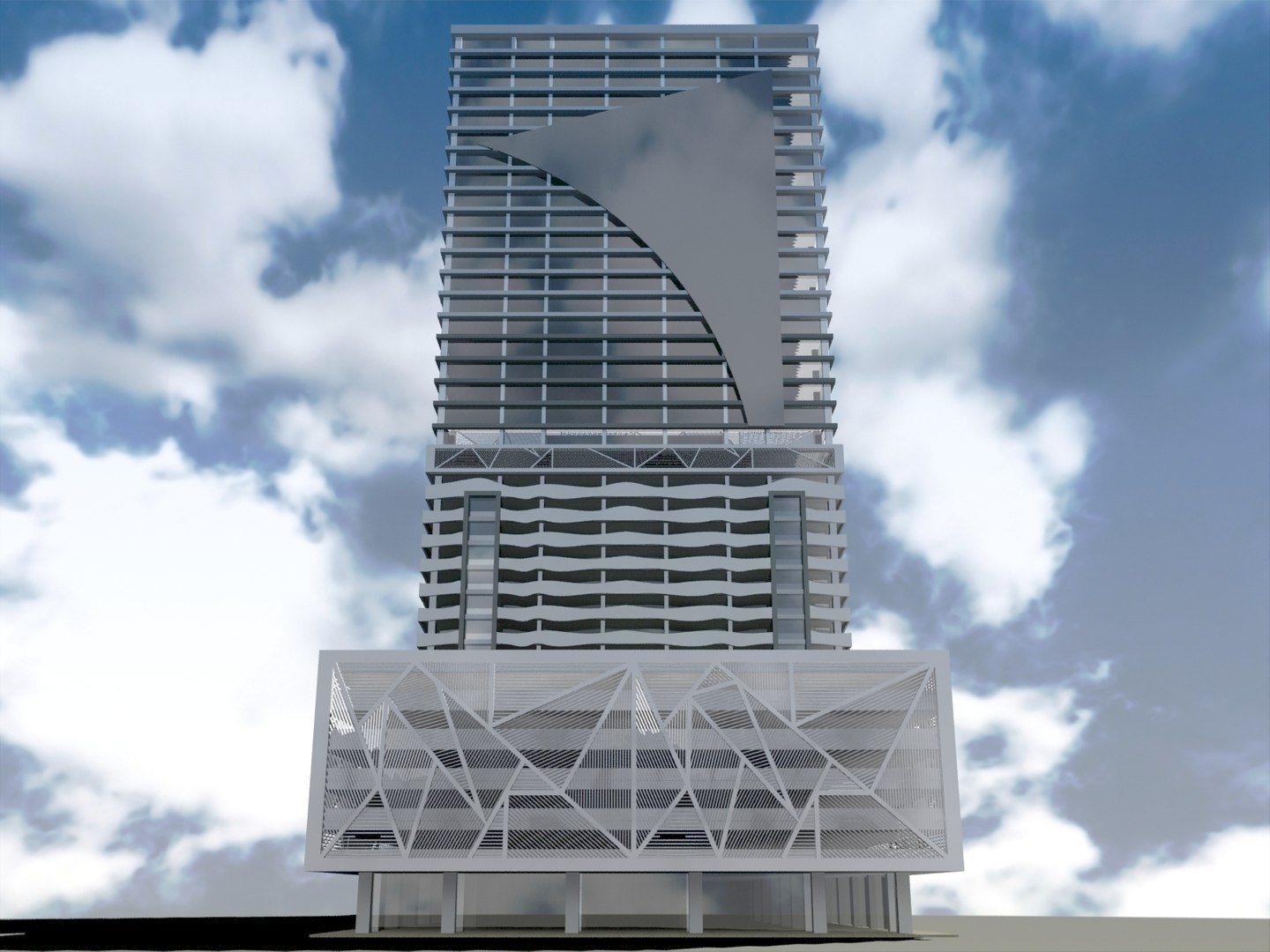 3D scene modern skyscraper building https://p.turbosquid.com/ts-thumb/Uh/u7HZ4q/8D7dSqzu/skyscraperd_mray6/jpg/1555317228/1920x1080/fit_q87/db63dbdfa1a0f3ba402c028098e938992a17e74f/skyscraperd_mray6.jpg