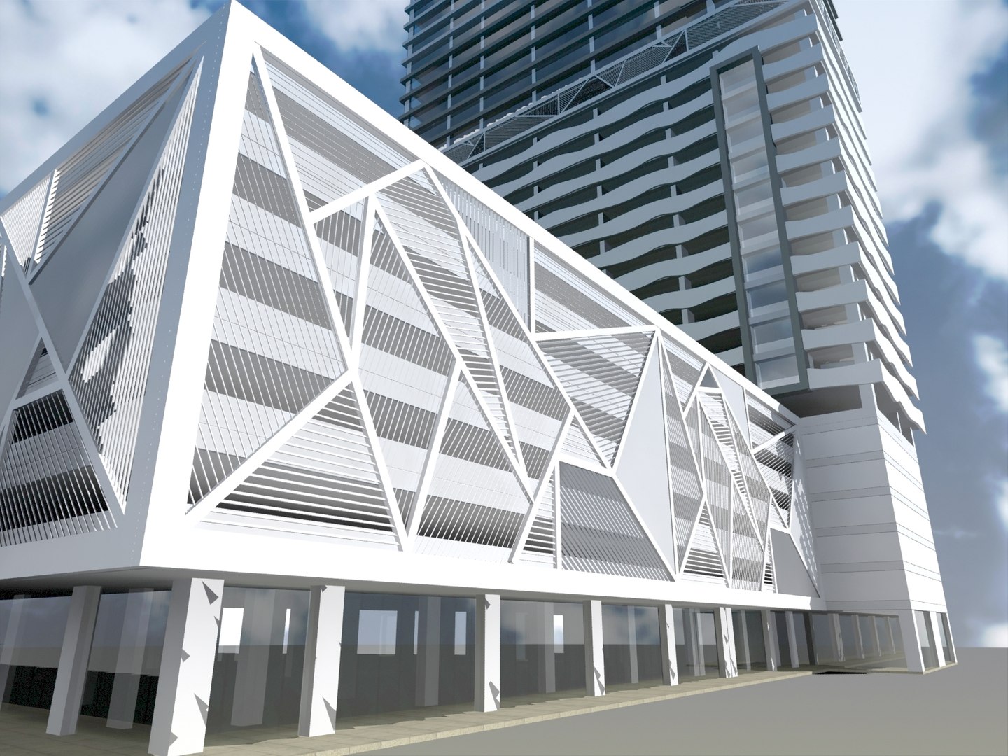 3D scene modern skyscraper building https://p.turbosquid.com/ts-thumb/Uh/u7HZ4q/9tlBvAFC/skyscraperd_mray7/jpg/1555317228/1920x1080/fit_q87/9e50725702f8b058fbaa70ec10de6b4d7b1ca57f/skyscraperd_mray7.jpg