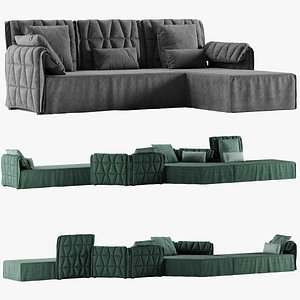 3D Gervasoni Flair sofa 2