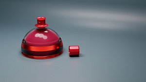 Round romantic concept perfume