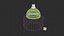 Round romantic concept perfume