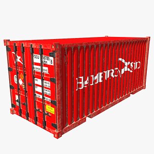 3D shipping container sud model