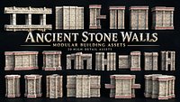 Ancient Stone Walls Modular Building Kit