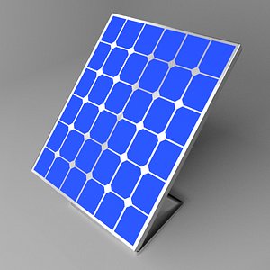 solar panel 3 3D model