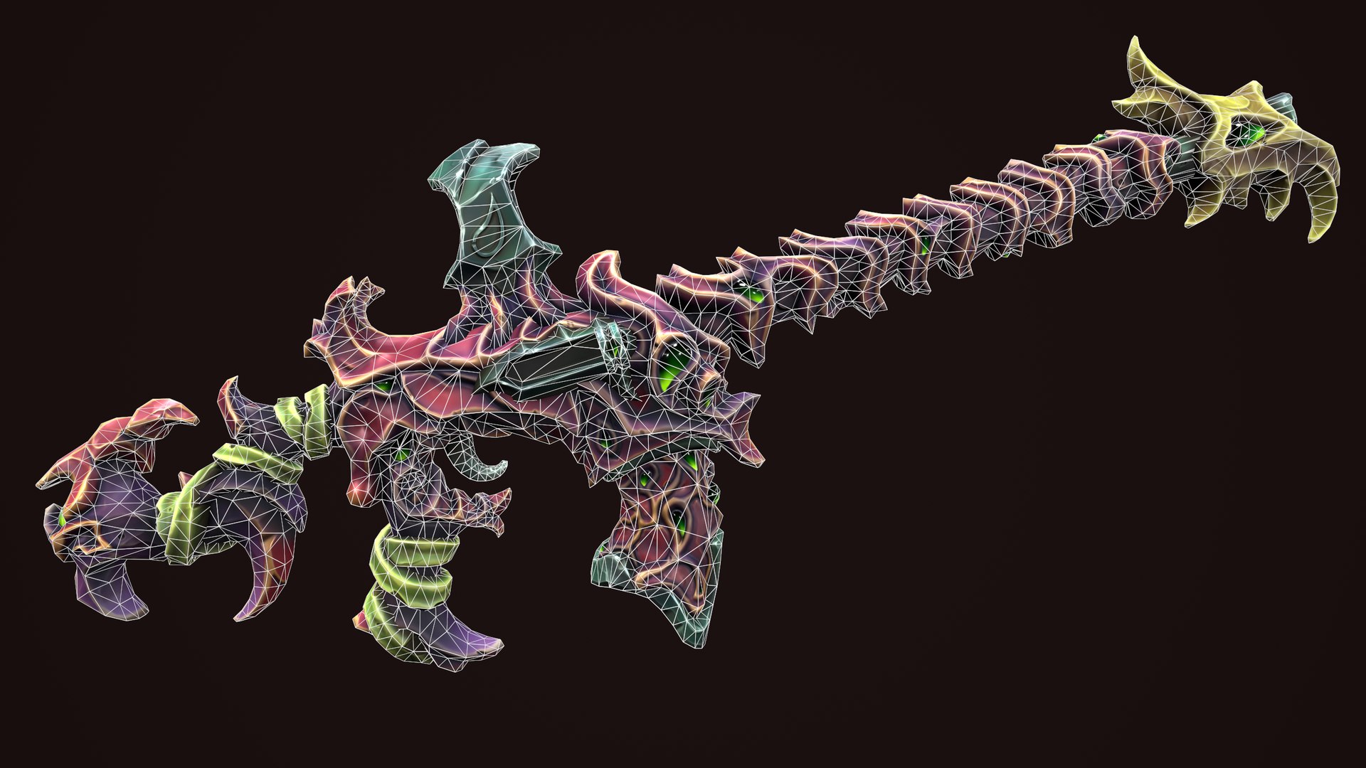 Undead Assault Rifle 3D - TurboSquid 2231608