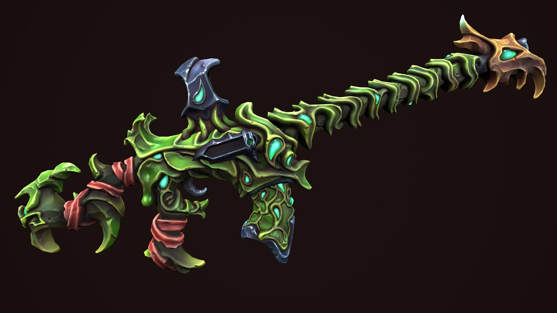 Undead Assault Rifle 3D - TurboSquid 2231608