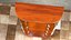 Curved Wall Display Case Brown