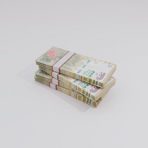 3D 500 Argentine Peso Currency