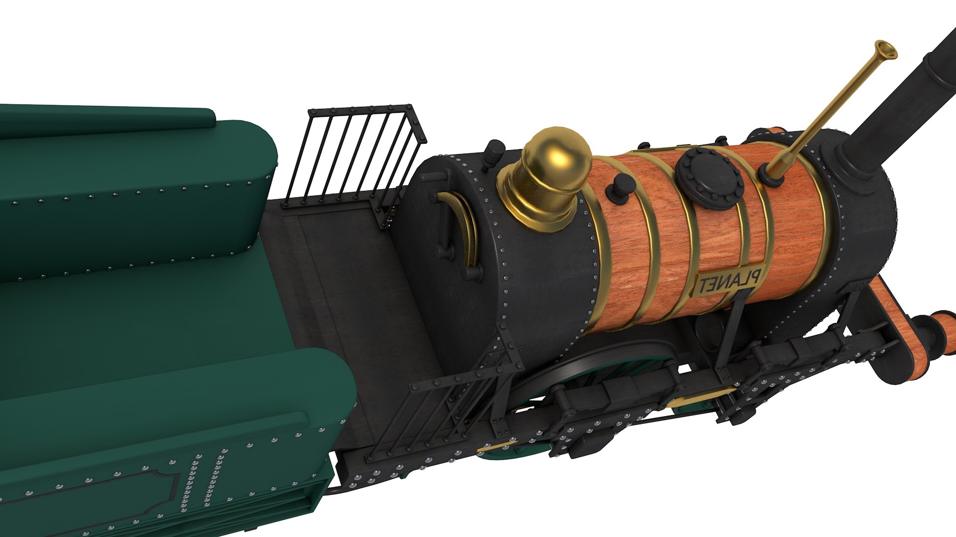 Planet By Robert Stephenson 1830 Locomotive 3D Model - TurboSquid 2235726